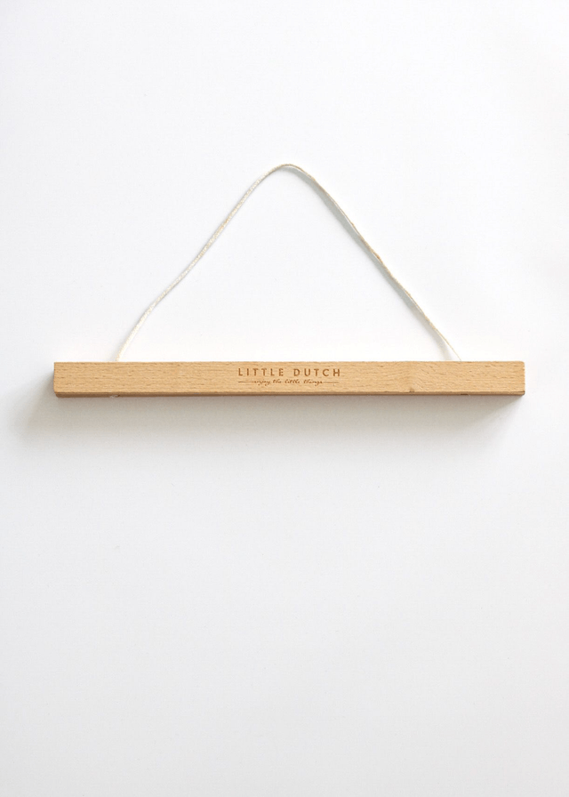 Porte affiche en bois aimanté 30cm