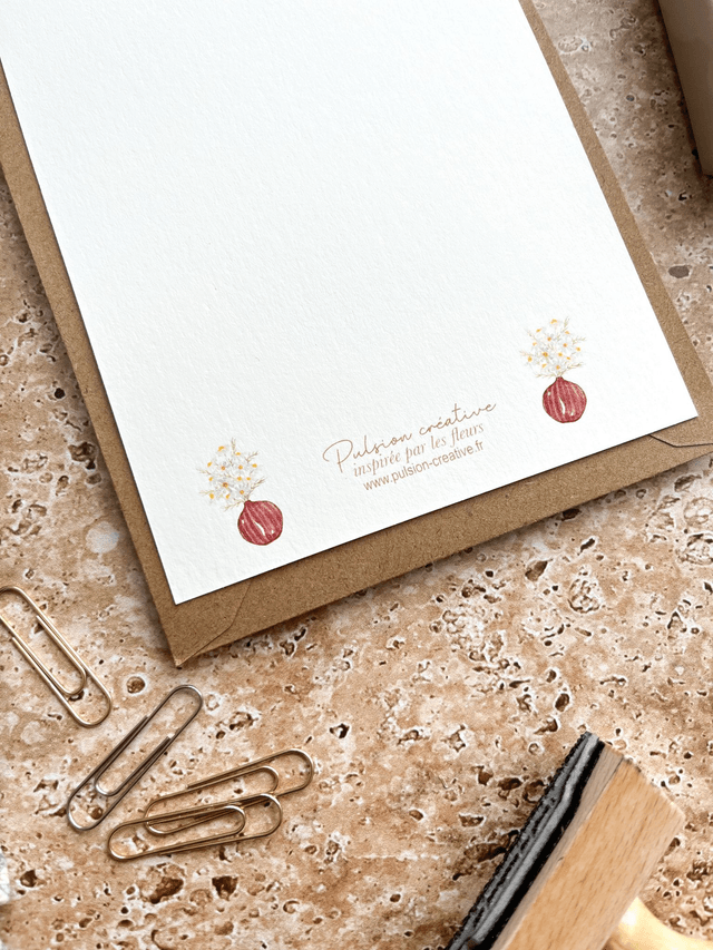 Carte postale aquarelle - Bouquet de marguerites