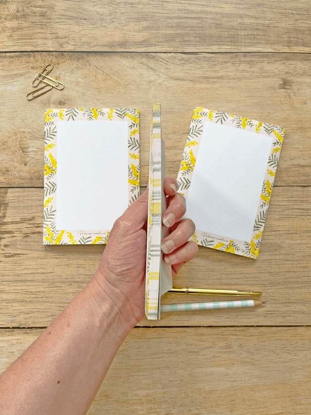 Bloc-notes A6 "MIMOSA" 
