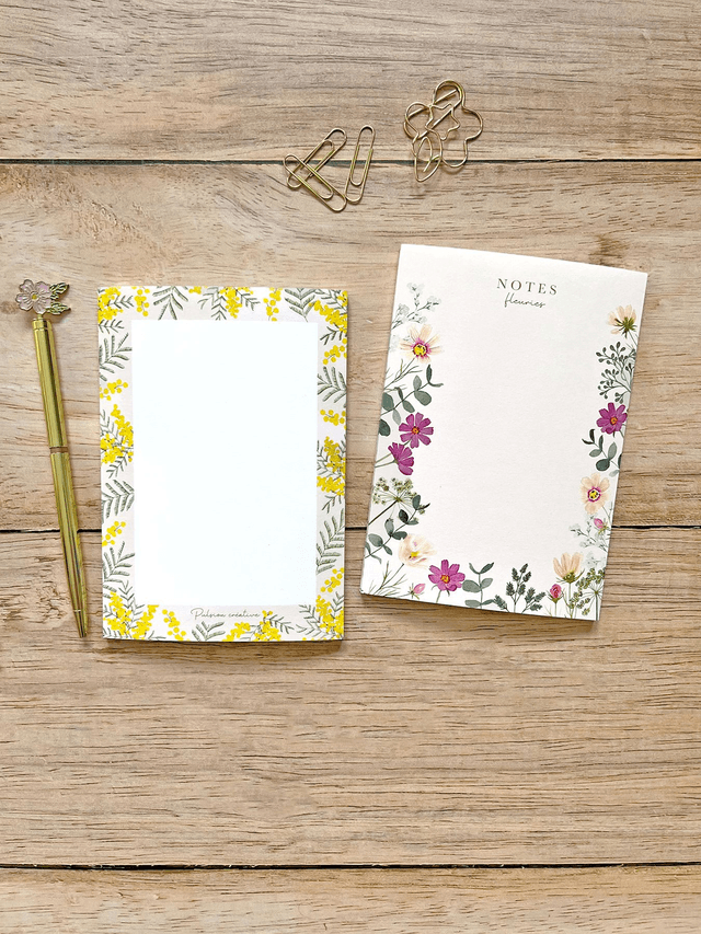 Bloc-notes A6 "MIMOSA" 