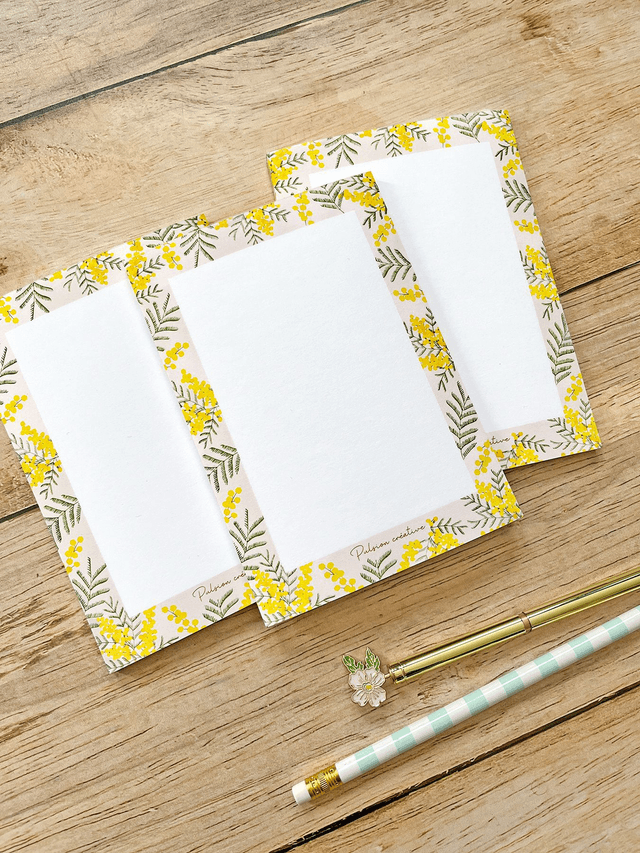 Bloc-notes A6 "MIMOSA" 