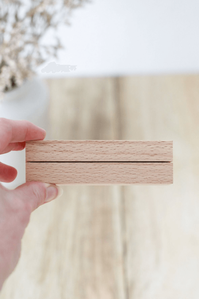 Porte photo/carte-postale en bois