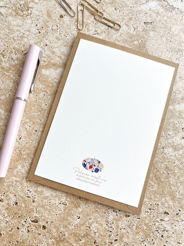 Carte postale aquarelle - Liberty