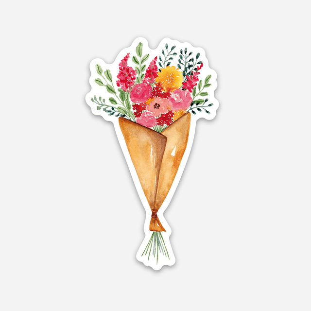 Sticker vinyle Bouquet de fleurs