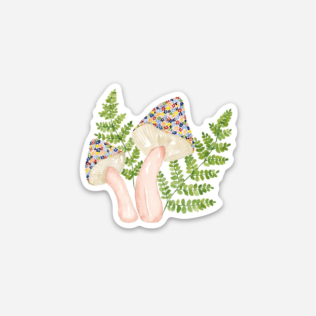 Sticker vinyle Champignons