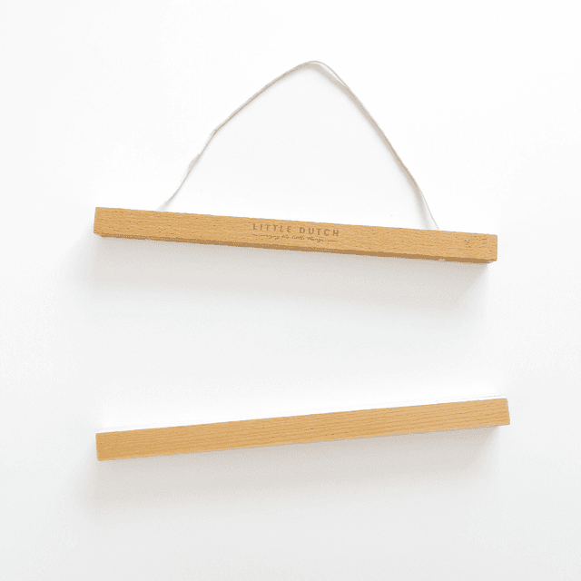 Porte affiche en bois aimanté 30cm